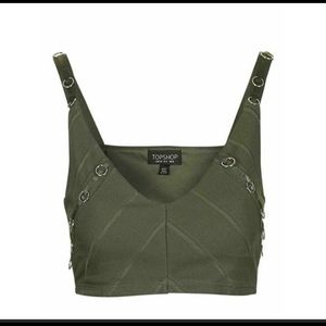 NWOT Topshop crop top bralette